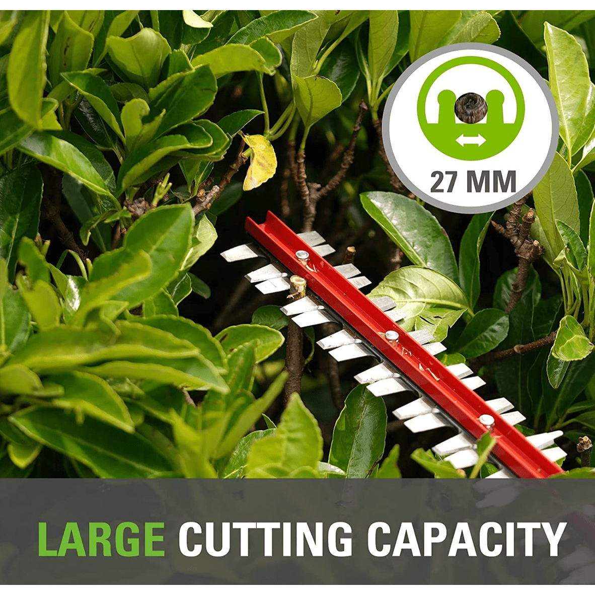 Akumuliatorinis gyvatvorių genėtuvas Greenworks G40HT61K2, 40 V, 2,0 Ah 3 Akumuliatorinis gyvatvorių genėtuvas Greenworks G40HT61K2, 40 V, 2,0 Ah 3