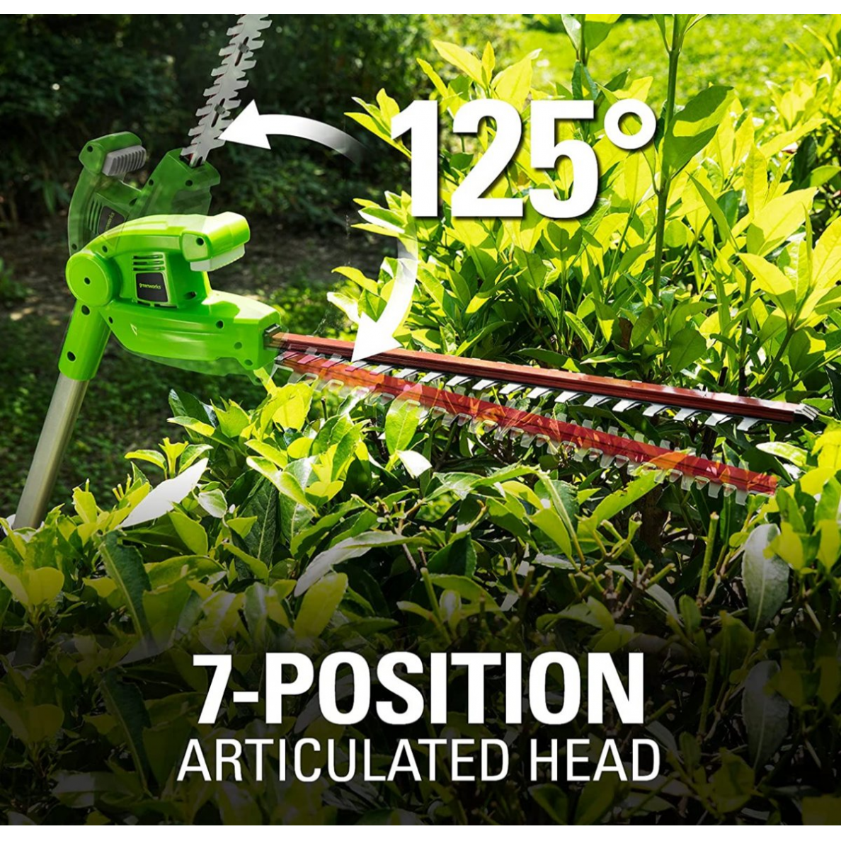 Akumuliatorinis gyvatvorių genėtuvas Greenworks G40PHAK2, 40 V, 2,0 Ah 1 Akumuliatorinis gyvatvorių genėtuvas Greenworks G40PHAK2, 40 V, 2,0 Ah 1