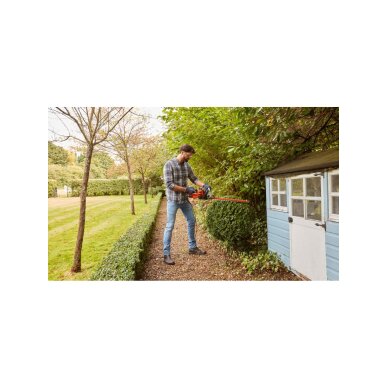 Gyvatvorių žirklės 600 W 60 cm HT 25 mm dantų tarpas pjūklo diskas, BEHTS501-QS, Black&Decker 4 Gyvatvorių žirklės 600 W 60 cm HT 25 mm dantų tarpas pjūklo diskas, BEHTS501-QS, Black&Decker 4