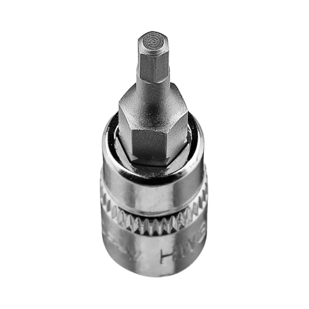 H3 šešiakampis galvutė su 1/4" galvutė, trumpas, 37 mm 2