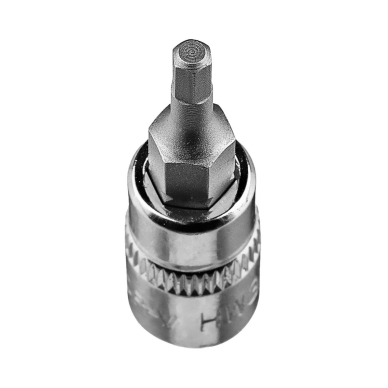 H3 šešiakampis galvutė su 1/4" galvutė, trumpas, 37 mm 2 H3 šešiakampis galvutė su 1/4" galvutė, trumpas, 37 mm 2