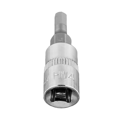 H4 šešiakampis galvutė su 1/4" galvutė, trumpas, 37 mm 3