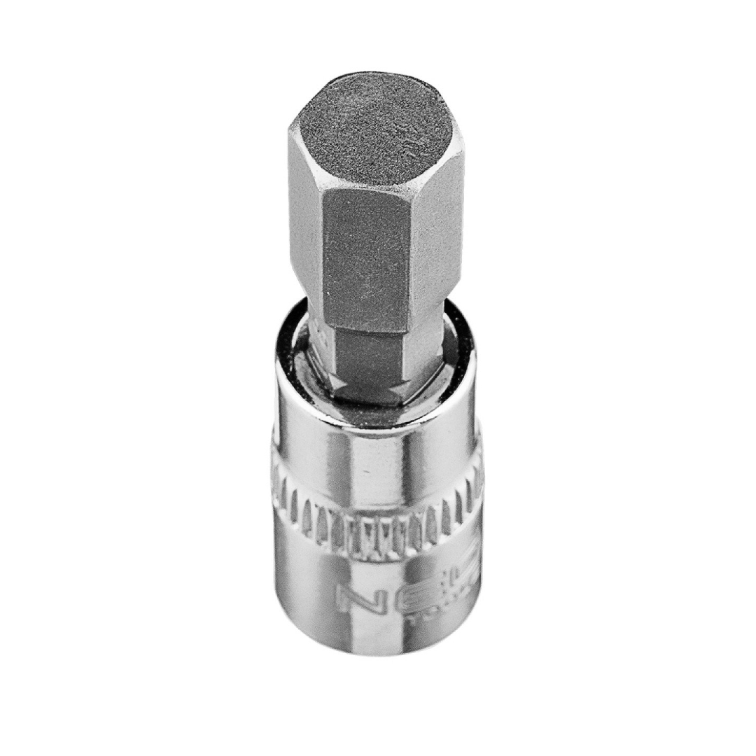 H8 šešiakampė galvutė su 1/4" galvutė, trumpa, 37 mm 2