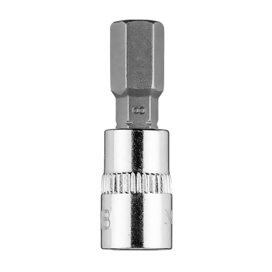 H8 šešiakampė galvutė su 1/4" galvutė, trumpa, 37 mm 5