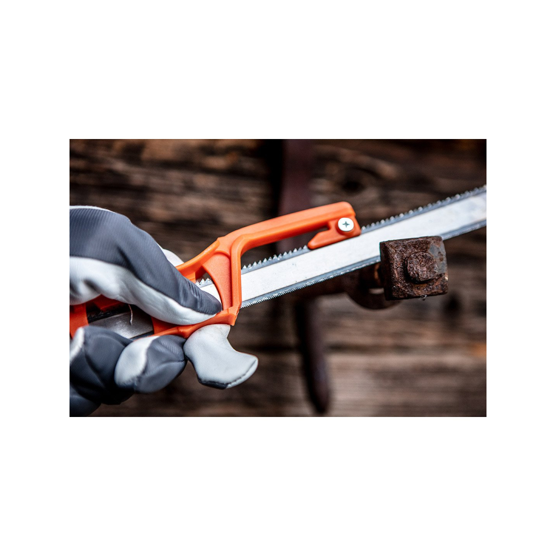 Hakalinio pjūklo geležtės laikiklis, 300 mm, mediena / plienas 2 Hakalinio pjūklo geležtės laikiklis, 300 mm, mediena / plienas 2