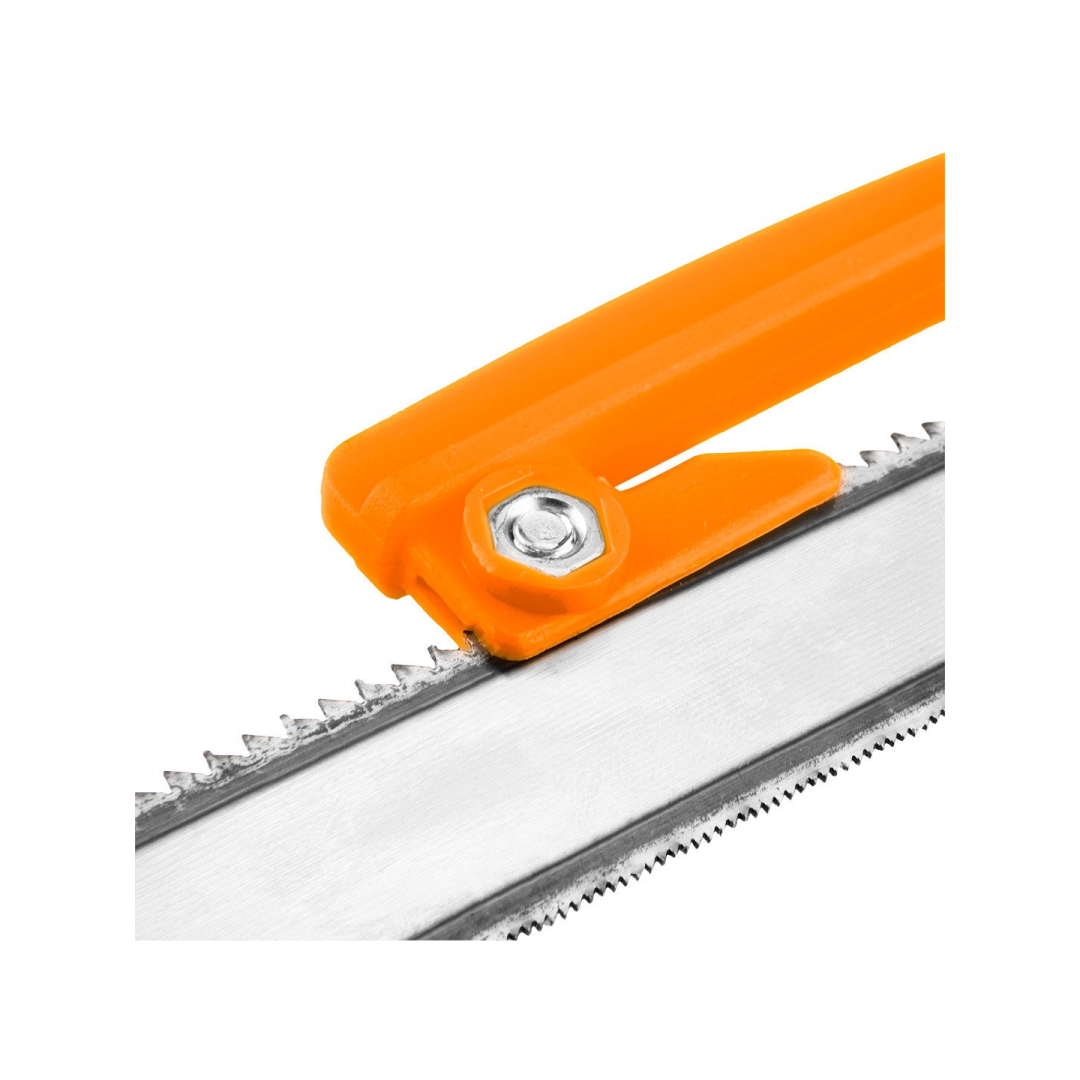 Hakalinio pjūklo geležtės laikiklis, 300 mm, mediena / plienas 6