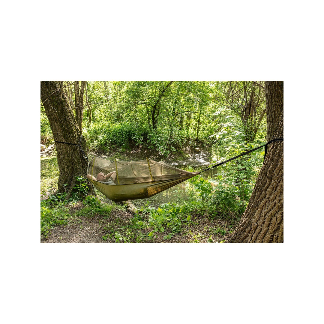 Hamako su apsauga nuo vabzdžių komplektas, 330 x 140 cm dydžio 1 Hamako su apsauga nuo vabzdžių komplektas, 330 x 140 cm dydžio 1