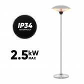 Halogeninis infraraudonųjų spindulių šildytuvas Trotec IRS 2520, 2,5 kW