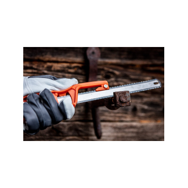 Hakalinio pjūklo geležtės laikiklis, 300 mm, mediena / plienas 1 Hakalinio pjūklo geležtės laikiklis, 300 mm, mediena / plienas 1