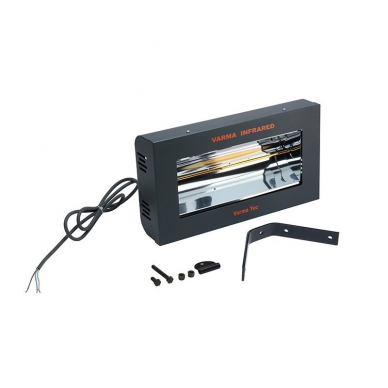 Halogeniniai infraraudonųjų spindulių šildytuvai VARMA V400 (juod,), 2,0 kW 1 Halogeniniai infraraudonųjų spindulių šildytuvai VARMA V400 (juod,), 2,0 kW 1