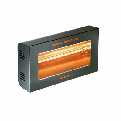 Halogeniniai infraraudonųjų spindulių šildytuvai VARMA V400 (juod,), 2,0 kW