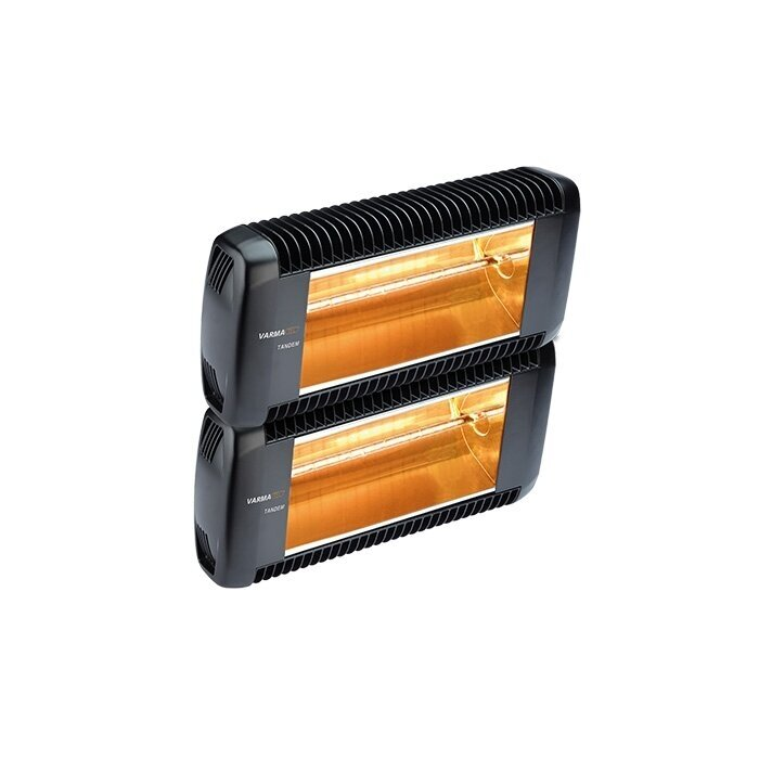 Halogeniniai infraraudonųjų spindulių šildytuvai VARMA Tamdem Radio, 2,0 kW 2 Halogeniniai infraraudonųjų spindulių šildytuvai VARMA Tamdem Radio, 2,0 kW 2