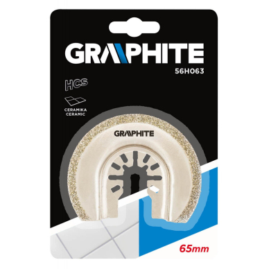 HCS Pusapvalis pjūklelis keramikai, 85 mm 1 HCS Pusapvalis pjūklelis keramikai, 85 mm 1