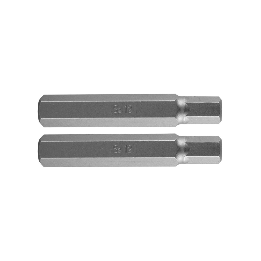 HEX Antgaliukai 12 x 75 mm, S2 x 2 vnt. HEX Antgaliukai 12 x 75 mm, S2 x 2 vnt.