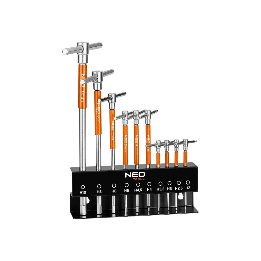 Hex raktų 10 vnt. rinkinys 2 - 10 mm stove Hex raktų 10 vnt. rinkinys 2 - 10 mm stove