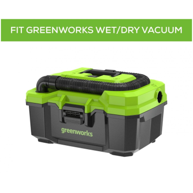 HEPA FILTRAS S/Š VALYMO SIURBLIUI Greenworks GWT R0400214 3