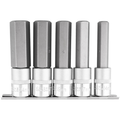 Hex tipo 1/2 galvučių rinkinys H14-H24, Richmann, 5 vnt. 1 Hex tipo 1/2 galvučių rinkinys H14-H24, Richmann, 5 vnt. 1