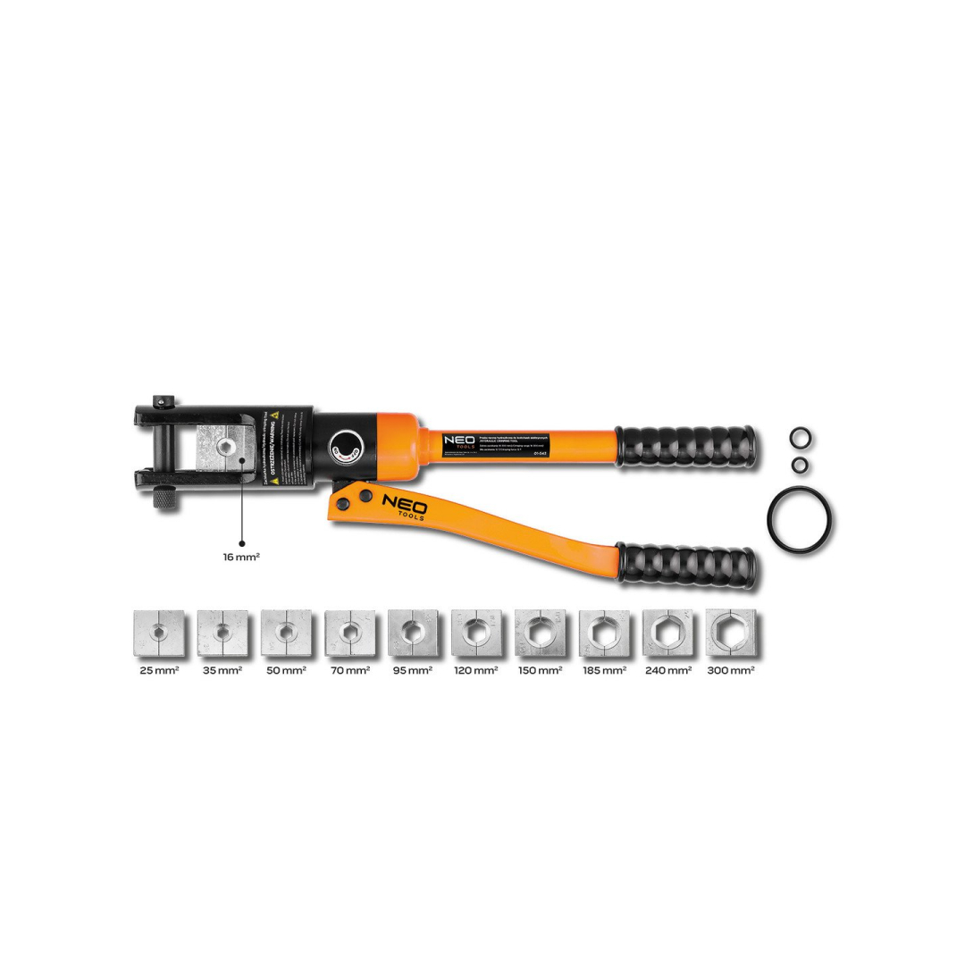 Hidraulinis rankinis presas elektriniams antgaliams 16-300 mm 8