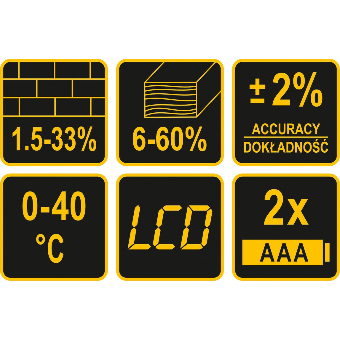 Higrometras - drėgmės matuoklis Vorel 3 Higrometras - drėgmės matuoklis Vorel 3