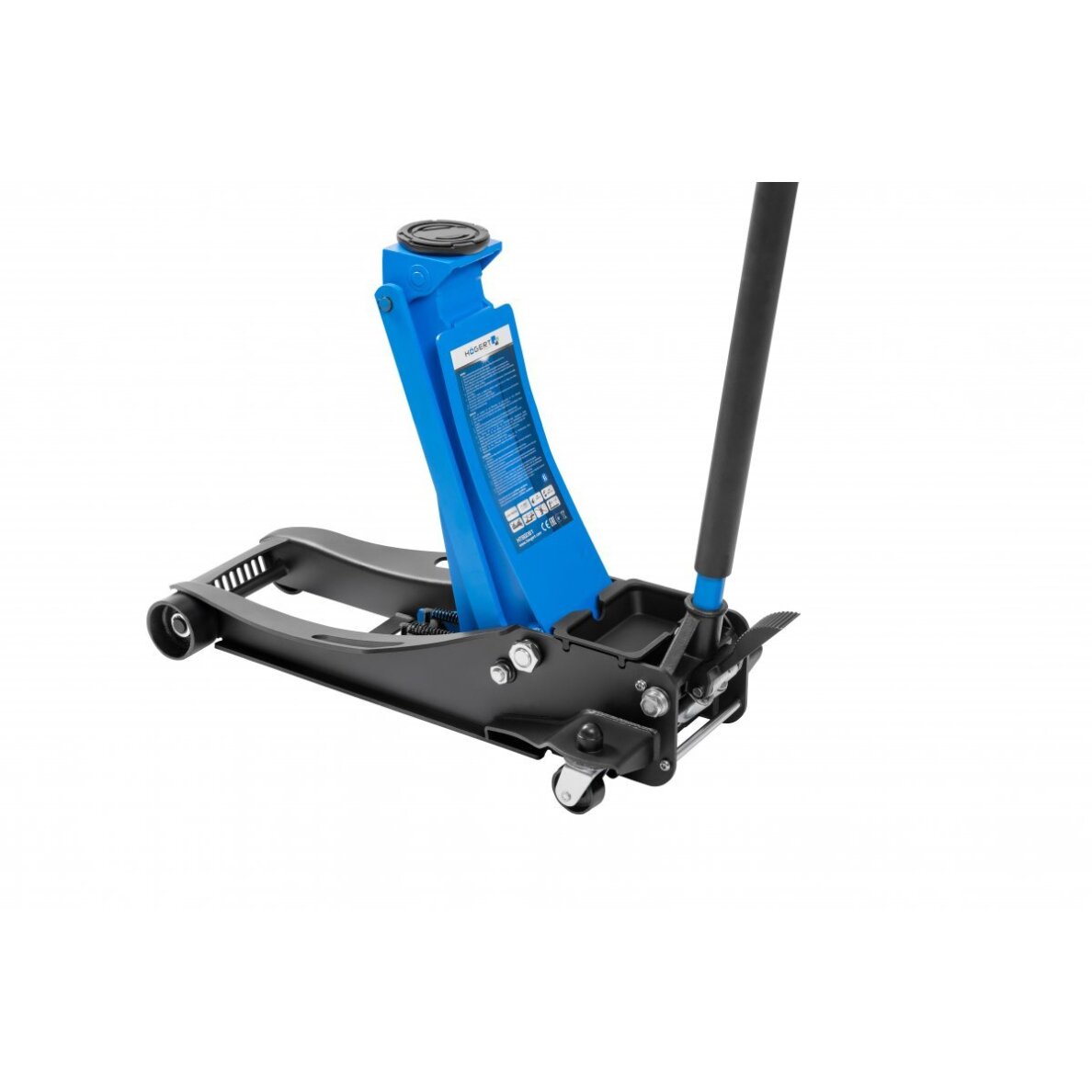 Hidraulinis domkratas 3,5ton su pedalu, žemo profilio /  99-595mm 1