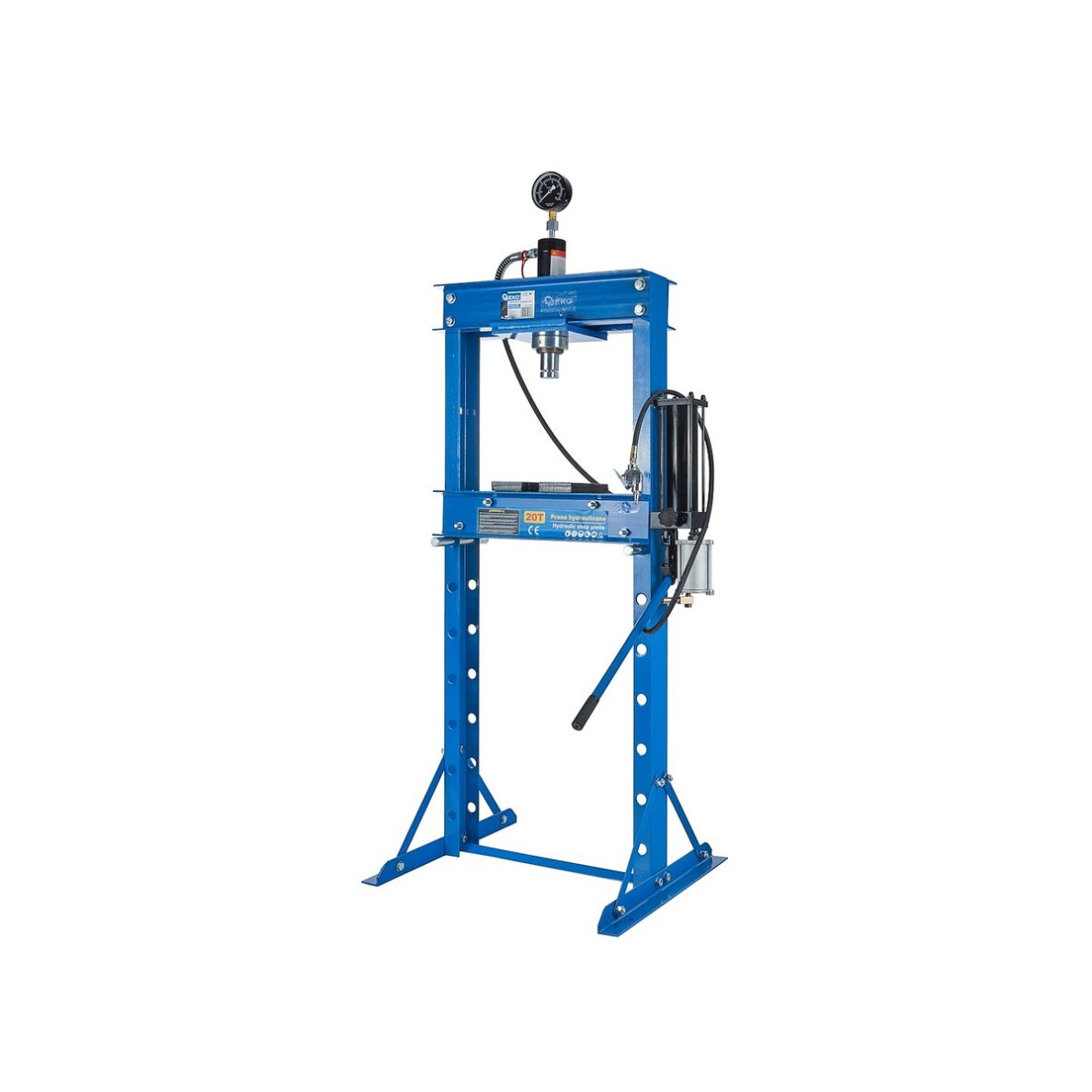 Hidraulinis presas 20T su manometru ir pompa 1