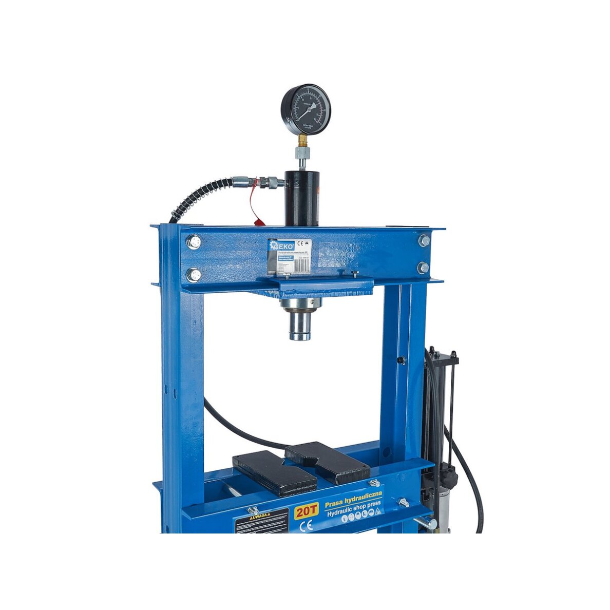 Hidraulinis presas 20T su manometru ir pompa 4