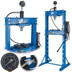 Hidraulinis presas 20T su manometru ir pompa