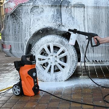 Aukšto slėgio plovimo įrenginys DAEWOO DAW 400, 1400W, 110bar, 390l/h, 5m 9