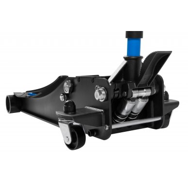 Hidraulinis domkratas 3,5ton su pedalu, žemo profilio /  99-595mm 2