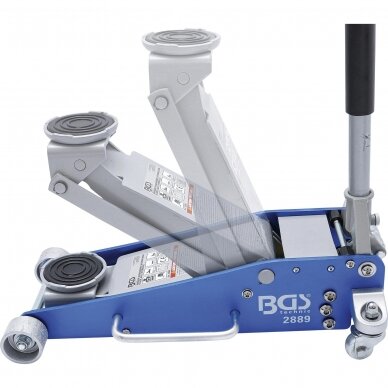 Hidraulinis domkratas BGS-technic 2889, aiuminio ir plieno konstrukcija, 2,5 t 2 Hidraulinis domkratas BGS-technic 2889, aiuminio ir plieno konstrukcija, 2,5 t 2