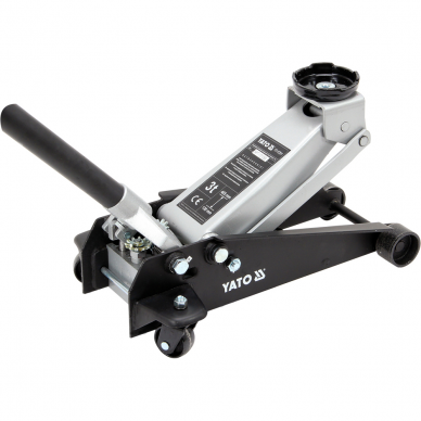 Hidraulinis domkratas ant ratukų Yato, 130-465 mm, 3 t Hidraulinis domkratas ant ratukų Yato, 130-465 mm, 3 t