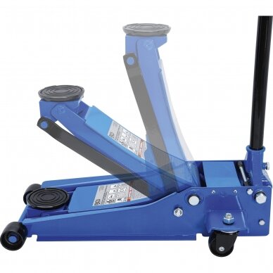 Hidraulinis domkratas su ratukais BGS-technic 9784, 2,5 t. 1 Hidraulinis domkratas su ratukais BGS-technic 9784, 2,5 t. 1