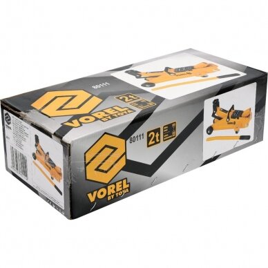 Hidraulinis domkratas su ratukais Vorel 80111, 2t, 135-325 mm 1