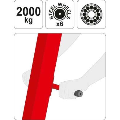 Hidraulinis kranas | pažemintas | 2000 kg (YT-55557) 4 Hidraulinis kranas | pažemintas | 2000 kg (YT-55557) 4