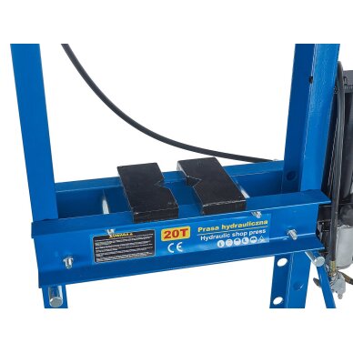 Hidraulinis presas 20T su manometru ir pompa 5 Hidraulinis presas 20T su manometru ir pompa 5