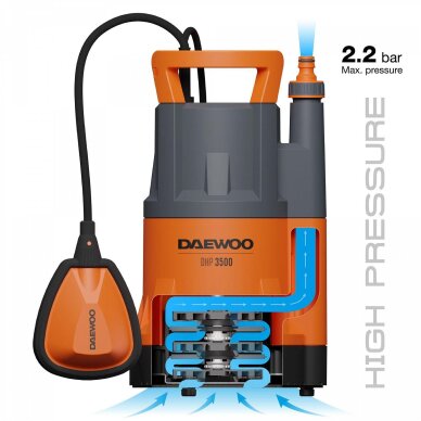 Vandens siurblys DAEWOO DHP 3500, 750W 2