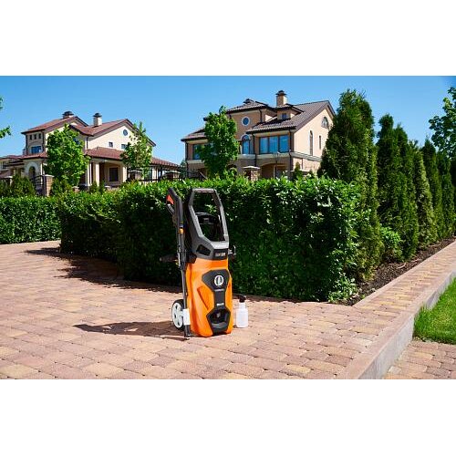 Aukšto slėgio plovimo įrenginys DAEWOO DAW 500, 1800W, 140bar, 420l/h, 6m 10 Aukšto slėgio plovimo įrenginys DAEWOO DAW 500, 1800W, 140bar, 420l/h, 6m 10