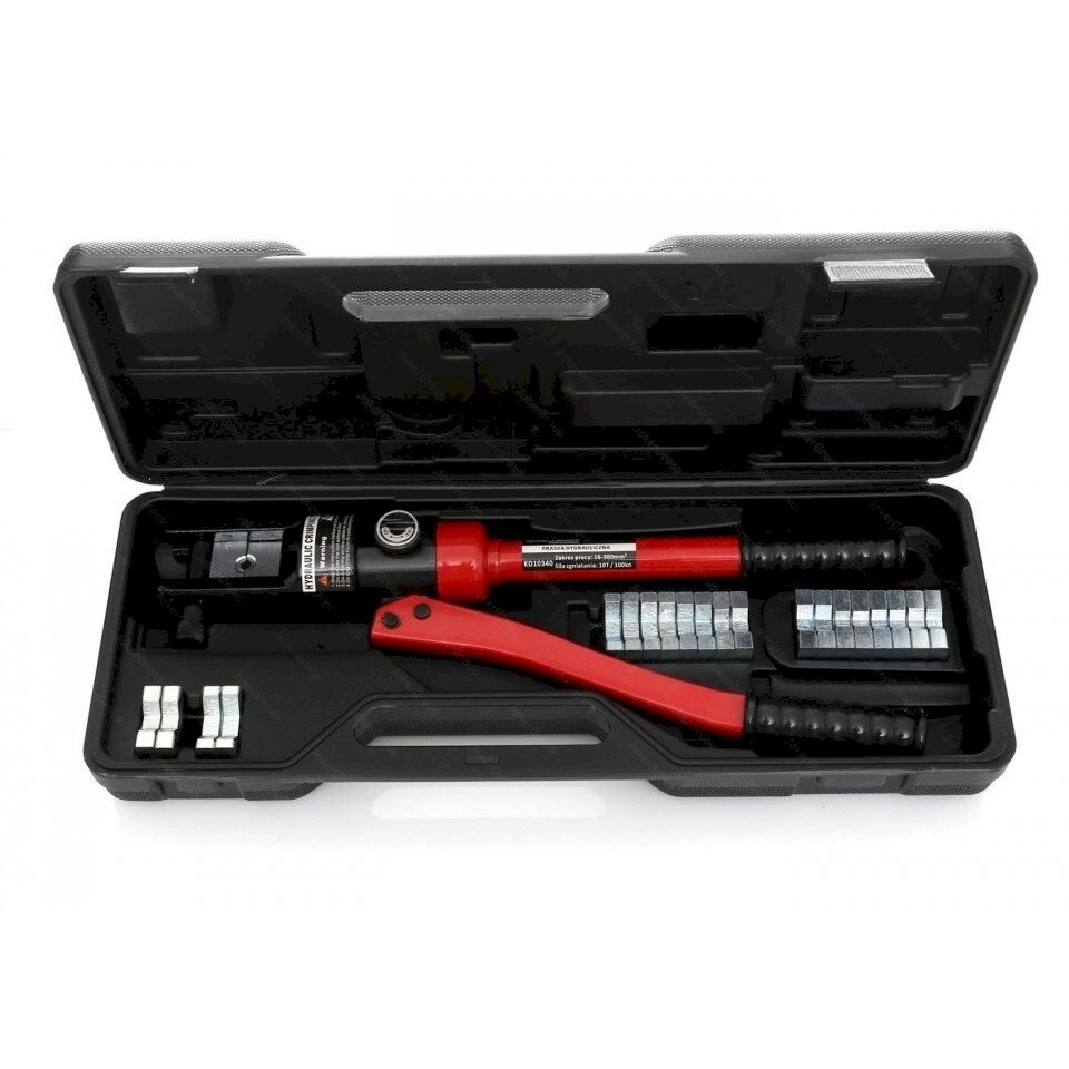 Hidraulinis kraštų užspaudimo įrankis | 10-300 mm² | 18 t (C0018) Hidraulinis kraštų užspaudimo įrankis | 10-300 mm² | 18 t (C0018)