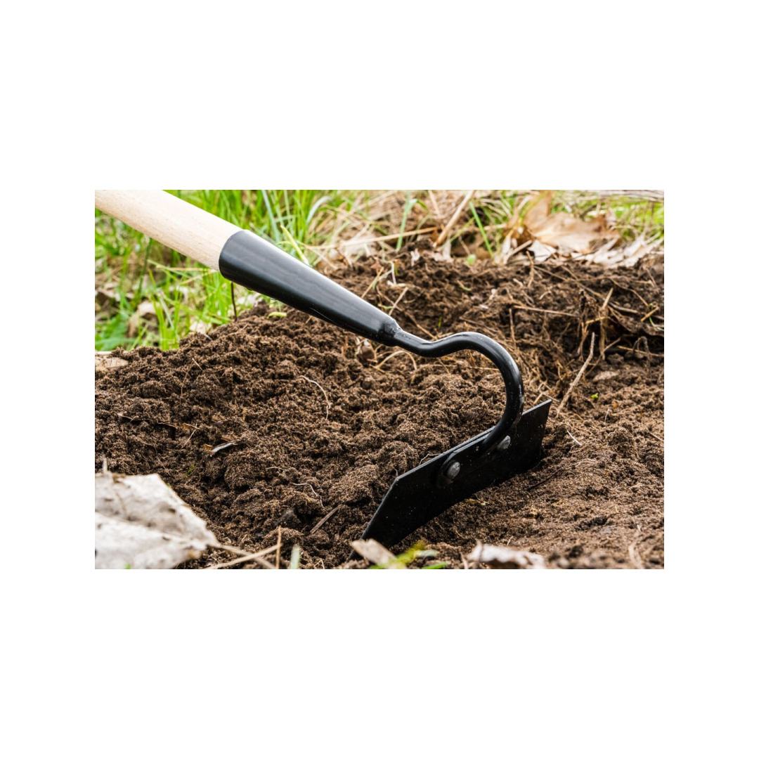 Hoe 16 cm, wooden handle 2 Hoe 16 cm, wooden handle 2
