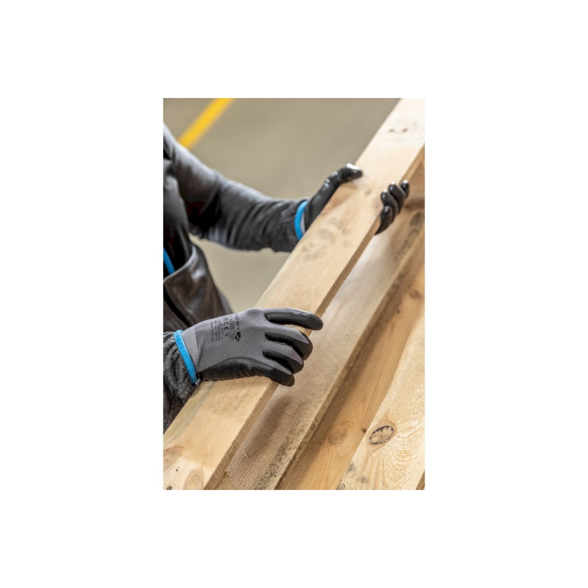 HOGERT apsauginės pirštinės dengtos nitrilu, 11 dydis 1 HOGERT apsauginės pirštinės dengtos nitrilu, 11 dydis 1