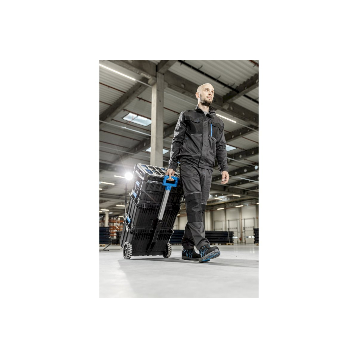 HOGERT Įrankių vežimėlis 4 dalių, modulinis 3