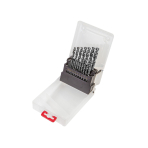 HSS-G Grąžtas metalui, 1.0 - 10.0 mm, rinkinys 19 vnt.