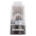 HSS -G metalo grąžtai, 1,5–6,5 mm, nustatytas 13 kompiuterių