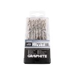 HSS -G metalo grąžtai, 1,5–6,5 mm, nustatytas 13 kompiuterių
