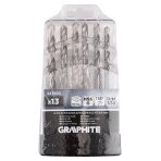 HSS -G metalo grąžtai, 2–8 mm, rinkinys 13 vnt.