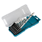 HSS-G metalo grąžtų rinkinys Makita D-75742, 6 vnt (2,3,4,5,6,8mm)