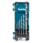 HSS-G metalo grąžtų rinkinys Makita D-75742, 6 vnt (2,3,4,5,6,8mm)