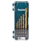 HSS-TiN metalo grąžų rinkinys iš 6 vnt. Makita D-72833
