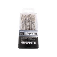 HSS -G metalo grąžtai, 1,5–6,5 mm, nustatytas 13 kompiuterių