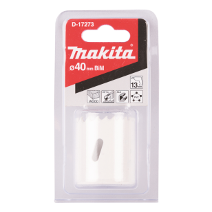 HSS Bi-Metal gręžimo karūna 40mm Makita D-17273